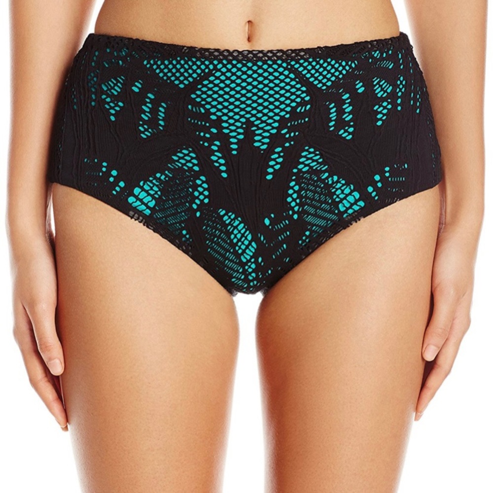 Mara Hoffman Floral Jacquard High Waist Bottom